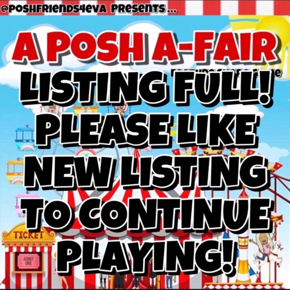 PLEASE LIKE ❤️NEW LISTING # 86 Hope to see y’all there!☺️